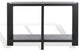 Safavieh Couture Quigley Rectangle Wood Console Table, Black