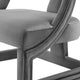 Modern Lounge Accent Side Chair Armchair, Velvet Fabric Wood, Grey Gray