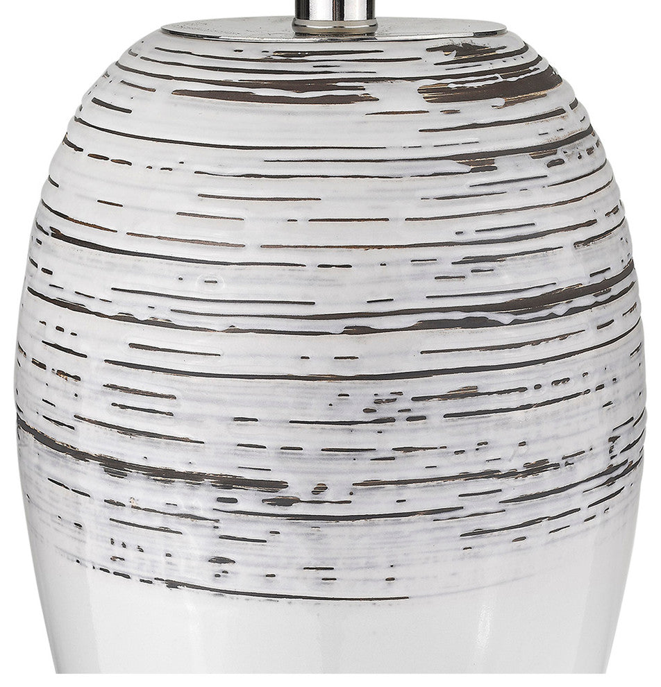 Trend Home 1-Light Polished Nickel Table Lamp