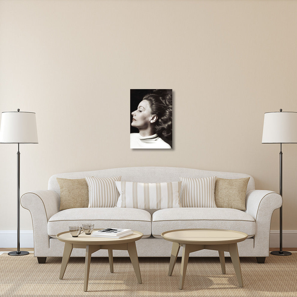 "Greta Garbo" Stretched Canvas Giclee by Hollywood Photo Archive, 21x30"