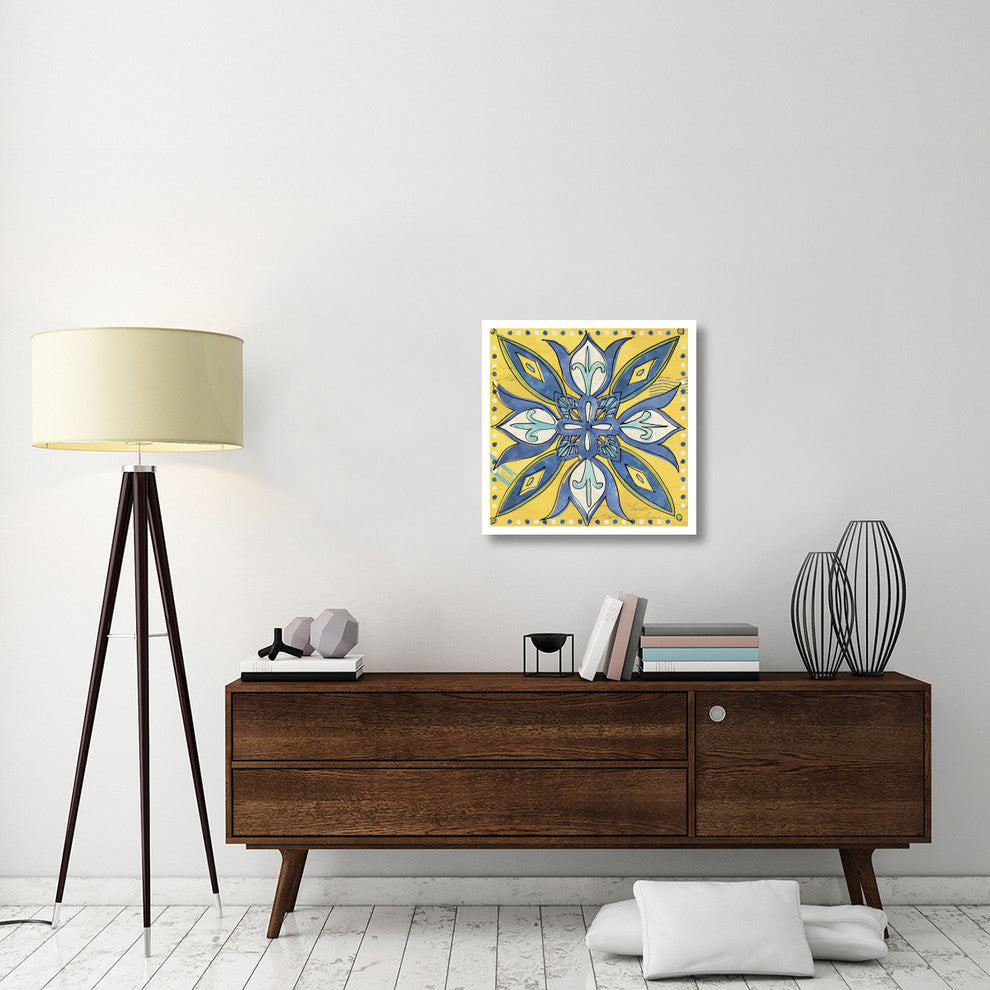 "Tuscan Sun Tile II Color" Digital Paper Print by Anne Tavoletti, 26"x26"