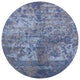 Ahgly Company Indoor Round Mid-Century Modern Area Rugs, 5' Round