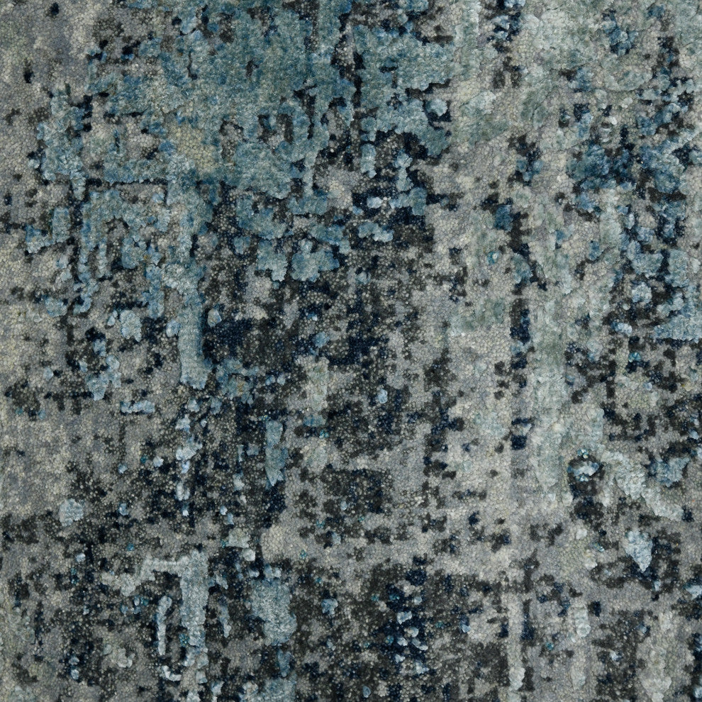 Mystique Linden Area Rug, Blue, 9' x 12', Abstract