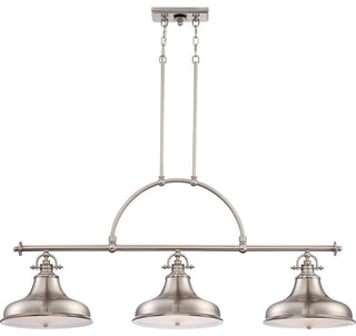 Emery 3-Light Island Light, Brushed Nickel
