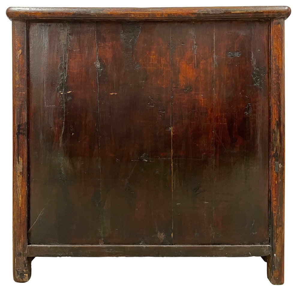 Consigned 19 Century Antique Chinese Carved Coffer/Cabinet
