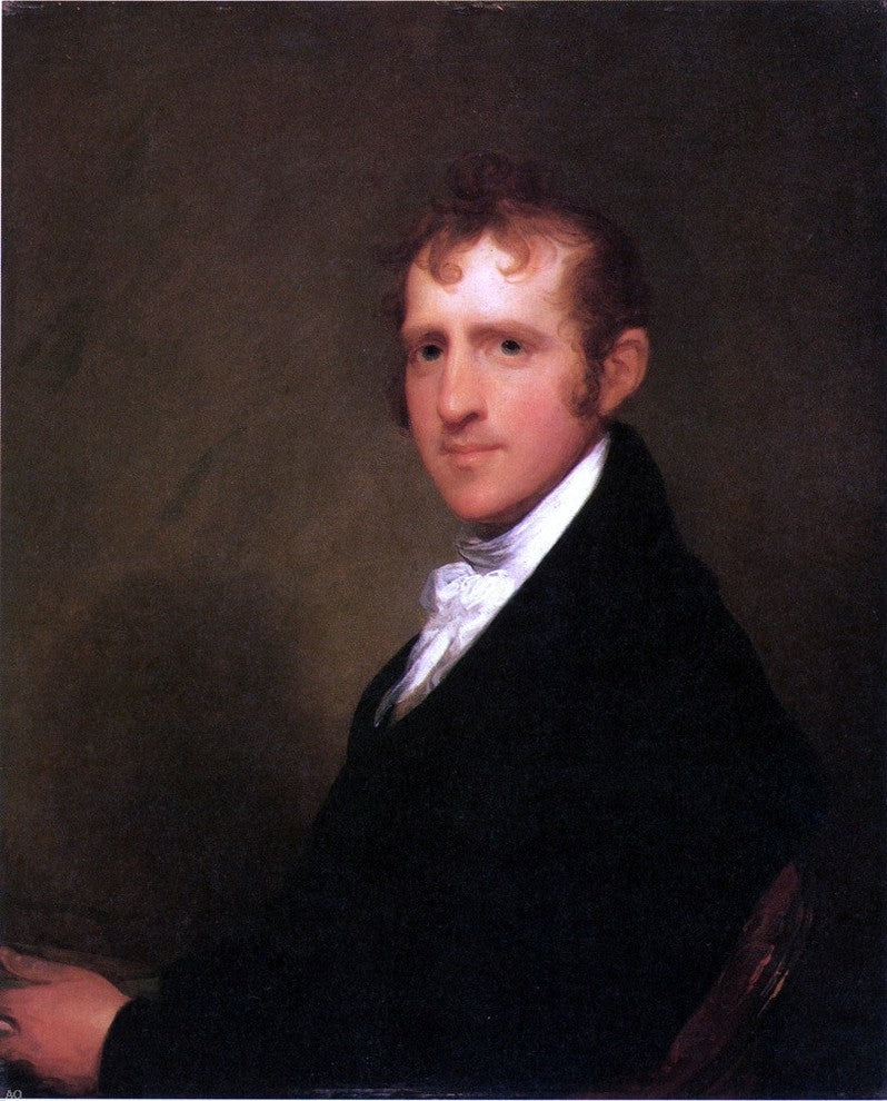Gilbert Stuart Josiah Quincy, 20"x25" Wall Decal Print