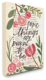 Stupell Ind. Meant To Be Painterly Math Sheet Canvas Art, 16x20