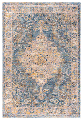 Mirabel Traditional Area Rug, Navy/Charcoal, 2'x3'