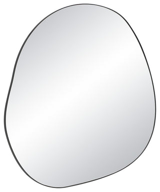 Dolly 45.25" Tall Irregular Wall Mirror, Black