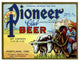 "Old Pioneer Club Beer" Digital Paper Print by Vintage Booze Labels, 32"x25"