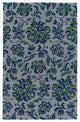 Capel Monaco Nickel Navy 3877_340 Hand Tufted Rugs - 5' X 8' Rectangle