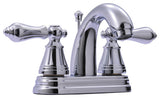English Classic Single Handle 4" Centerset Lavatory Faucet, Chrome