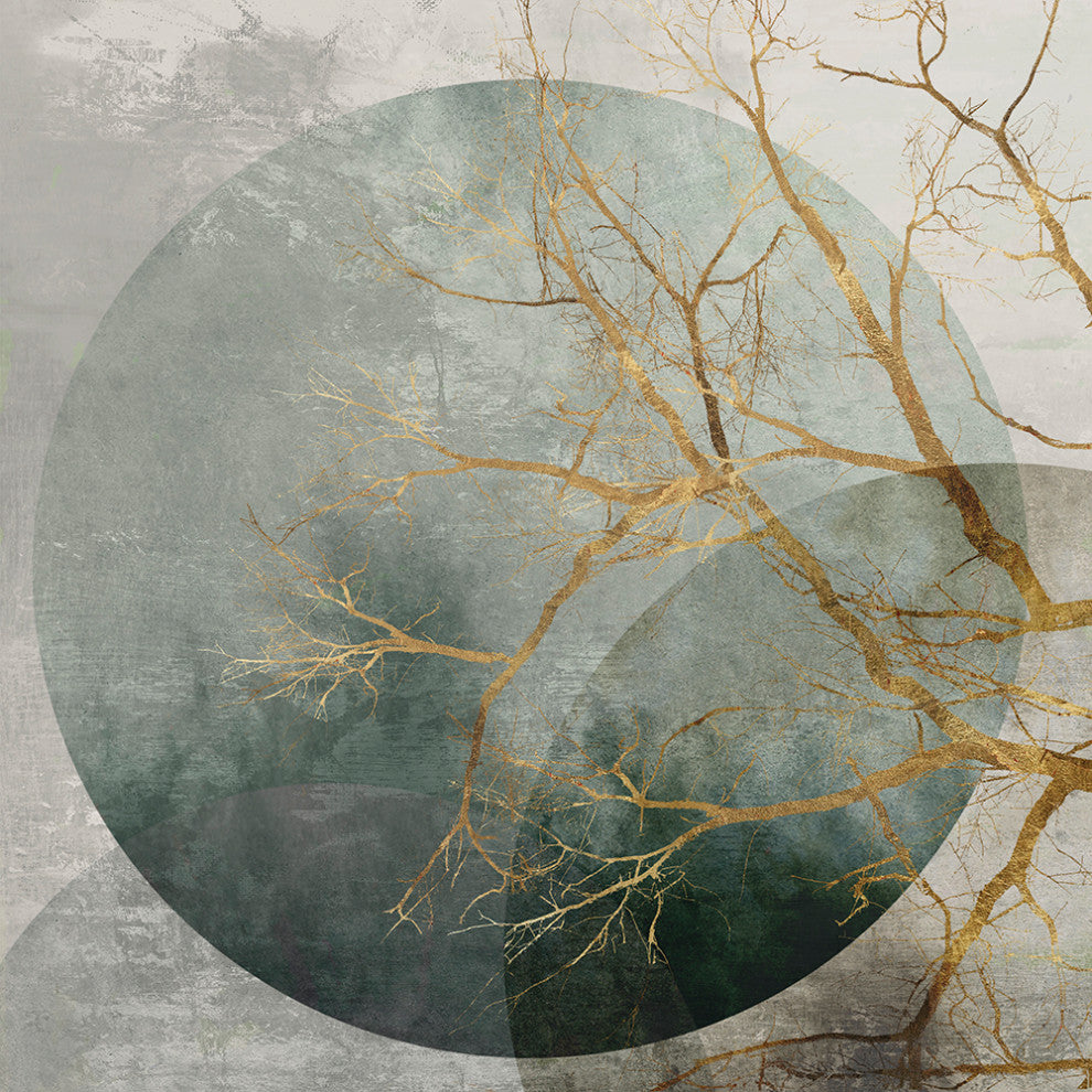 "Mid Night II" Fine Art Giant Canvas Print, 54"x54"