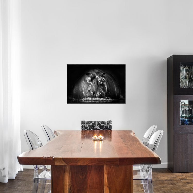 "Power" Framed Canvas Giclee by Gorazd Golob, 37x25"