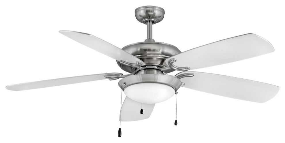 Grove 56" Fan, Weathered Wood, Chalk White