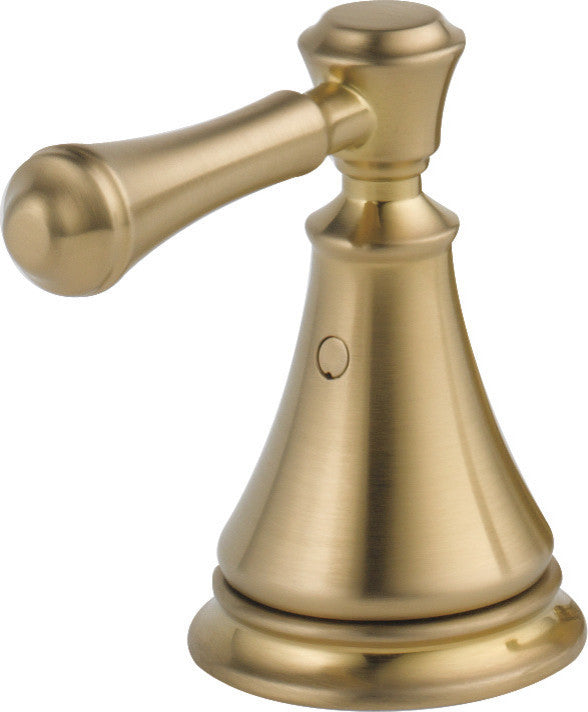 Delta Cassidy Lavatory Lever Handles, Set of 2, Champagne Bronze