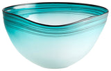 Cyan Kapalua Bowl 10894 - Blue and White