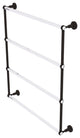 Pacific Grove 4 Tier 30" Ladder Towel Bar with Twist Accents, Oil Rubbed Bronze