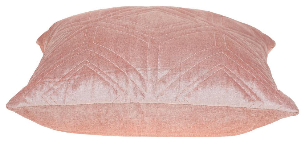 Parkland Collection Reta Pink Throw Pillow, Square