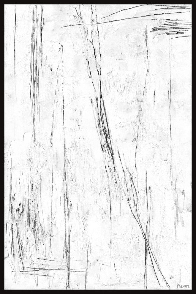 "Tangled Vines" Floater Framed Painting Print on Canvas, 24x36