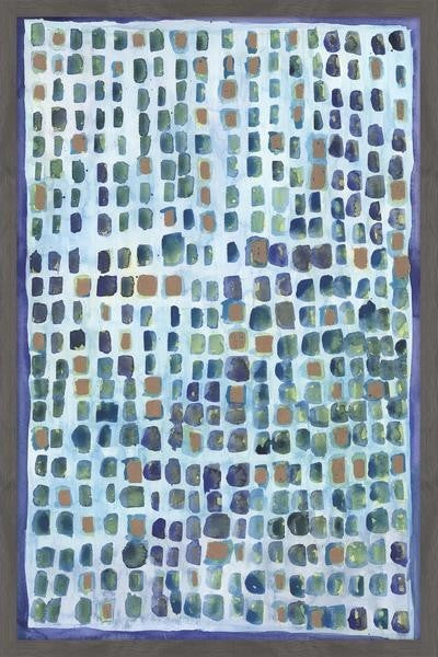 "Life's a Mosaic II" Framed Painting Print, 12"x18"