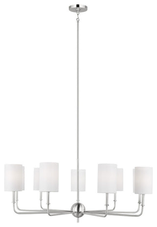 Foxdale 9-Light Chandelier, Brushed Nickel