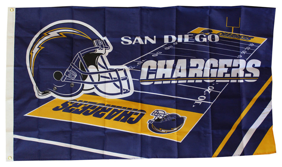 San Diego Chargers - 3' x 5' NFL Polyester Flag (Field Design)