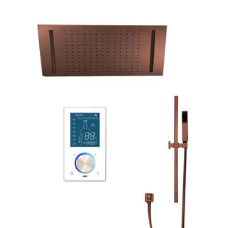 Fontana Showers Smart LED Touch Control Rainfall Shower Head With Hand Shower