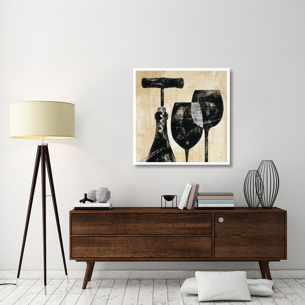 "Wine Selection II" Digital Paper Print by Daphne Brissonnet, 38"x38"