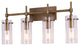 Effimero 4-Light Wall Sconce, Antique Brass