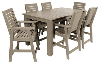Weatherly 7-Piece Rectangle Counter-Height Dining Set, Woodland Brown