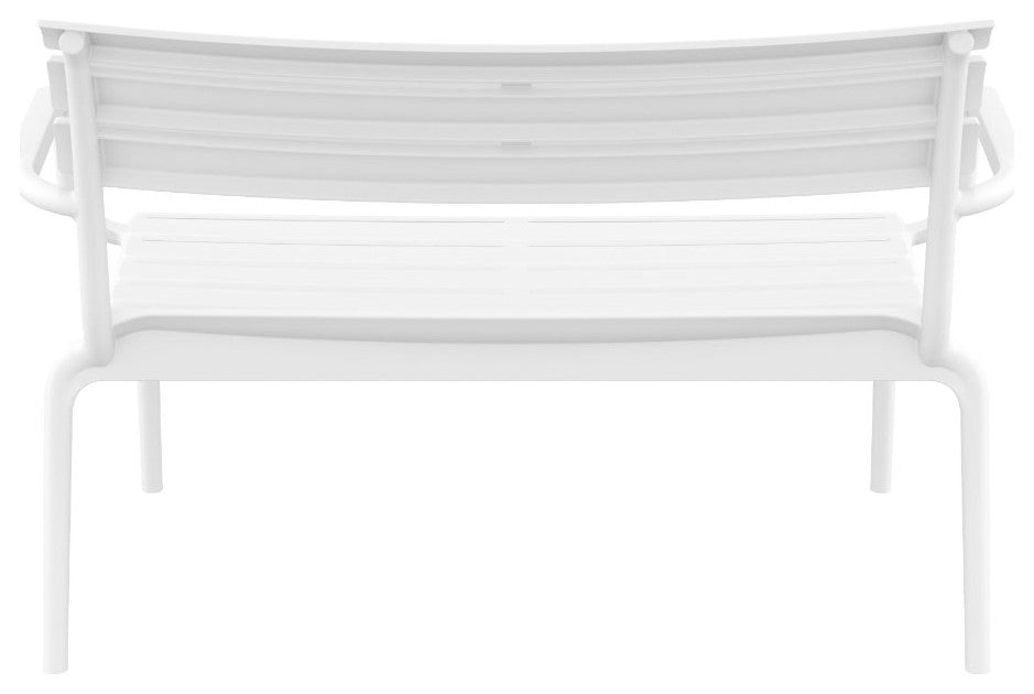 Paris Outdoor Bench White