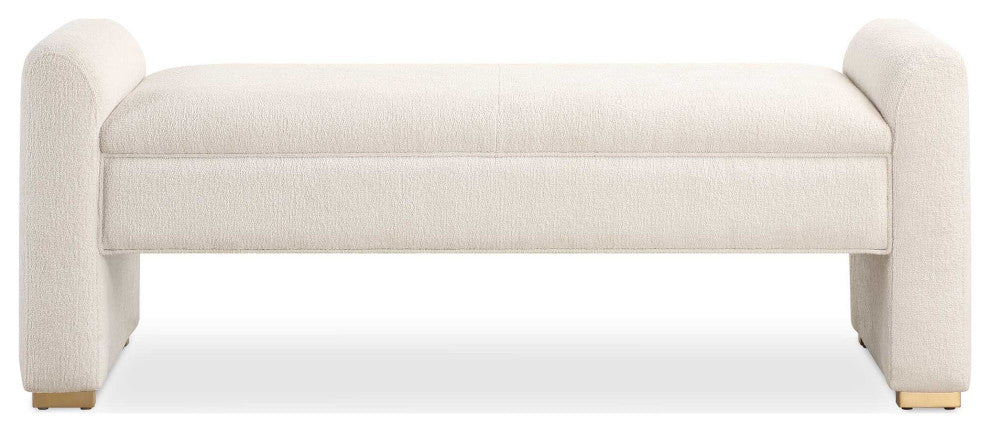 Uttermost Caliste Ivory Bench
