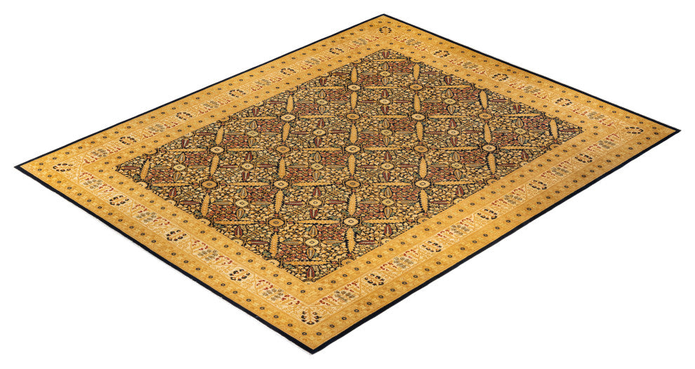 Namhkan One-of-a-Kind Hand-Knotted Area Rug Blue, 10'2"x13'3"