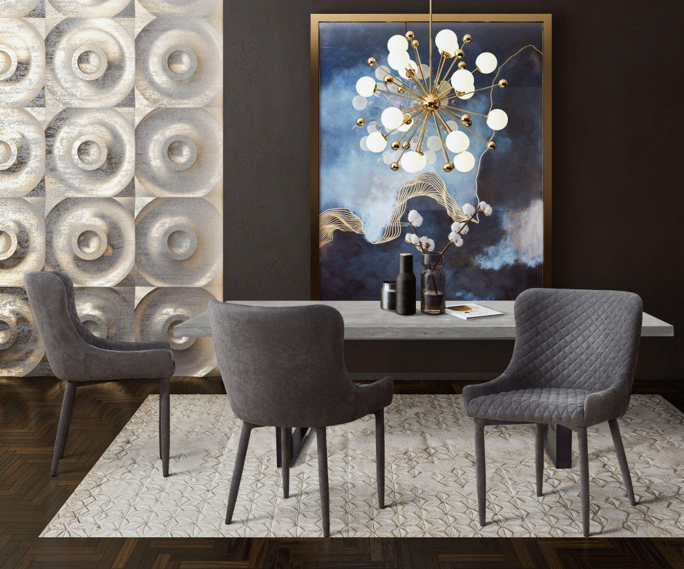 TOV Furniture Draco Grey Chair