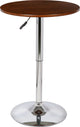 Bentley Pub Table, Adjustable, Chrome