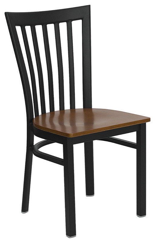 Black Restaurant Chair, Cherry