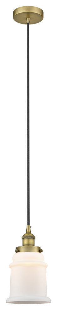 Innovations 616-1PH-BB-G181 1-Light Mini Pendant, Brushed Brass