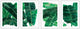 New Orleans II Quadriptych, 64x24