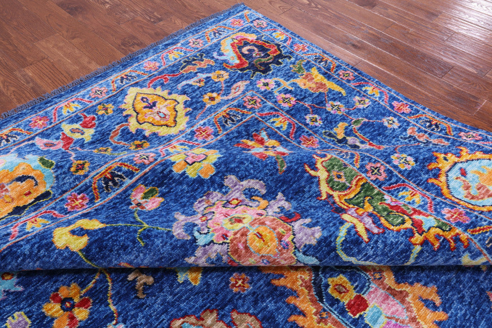 9' 10" X 13' 9" Turkish Oushak Handmade Wool Rug - Q14781