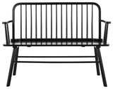 Safavieh Lucilia Spindle Bench, Black