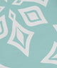 Beach Star, Geometric Print Napkin, Aqua, Set of 4