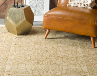 Unique Loom Cream Edinburgh Daisy 5'x8' Area Rug