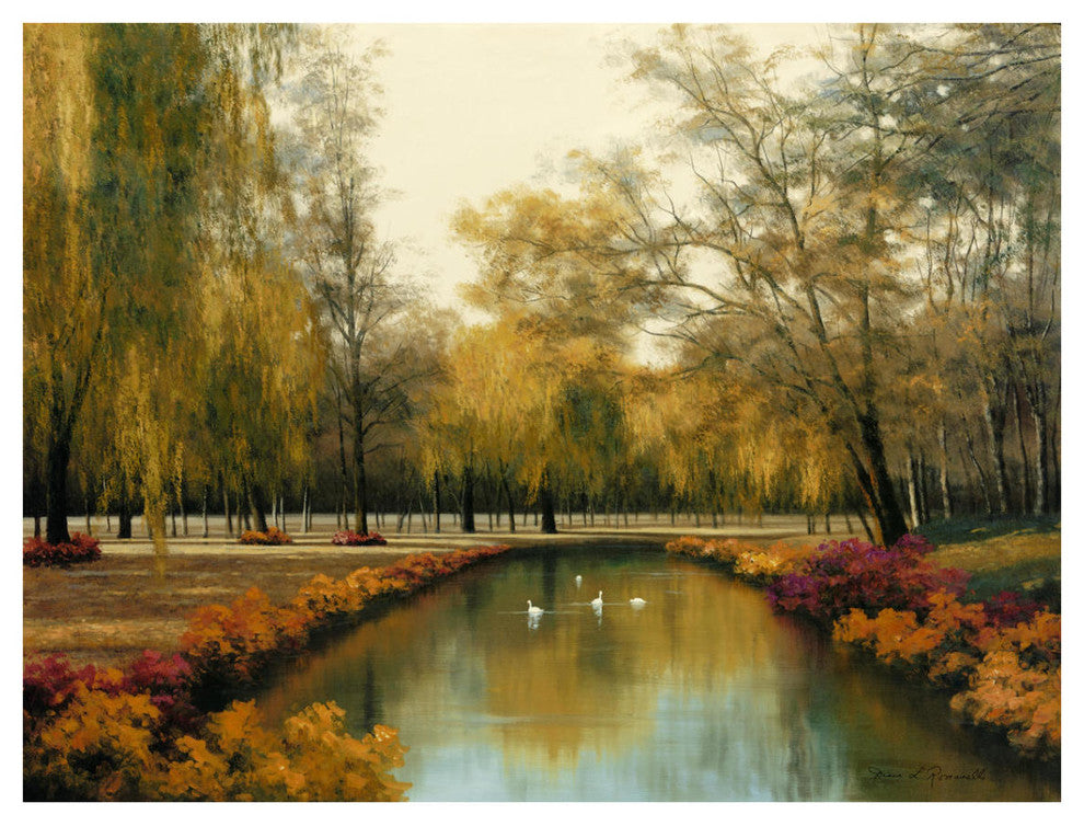 "Weeping Willow" Digital Paper Print by Diane Romanello, 18"x14"