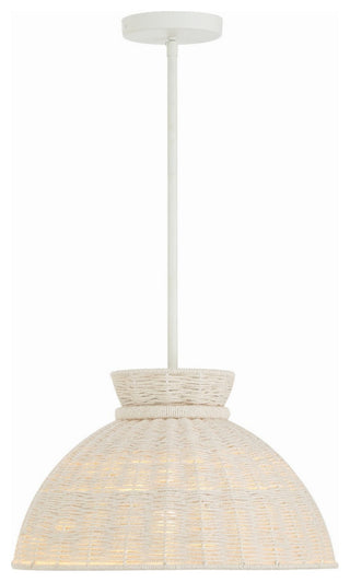 Reese 1-Light Pendant, Matte White