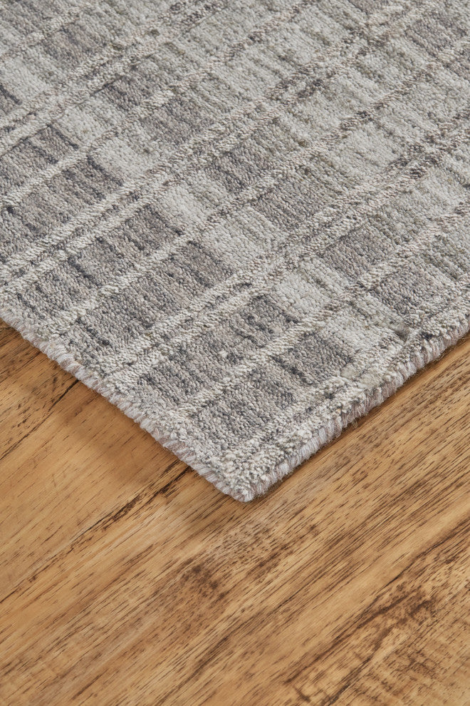 Weave & Wander Odami Rug, Gray/Silver, 3'6"x5'6"