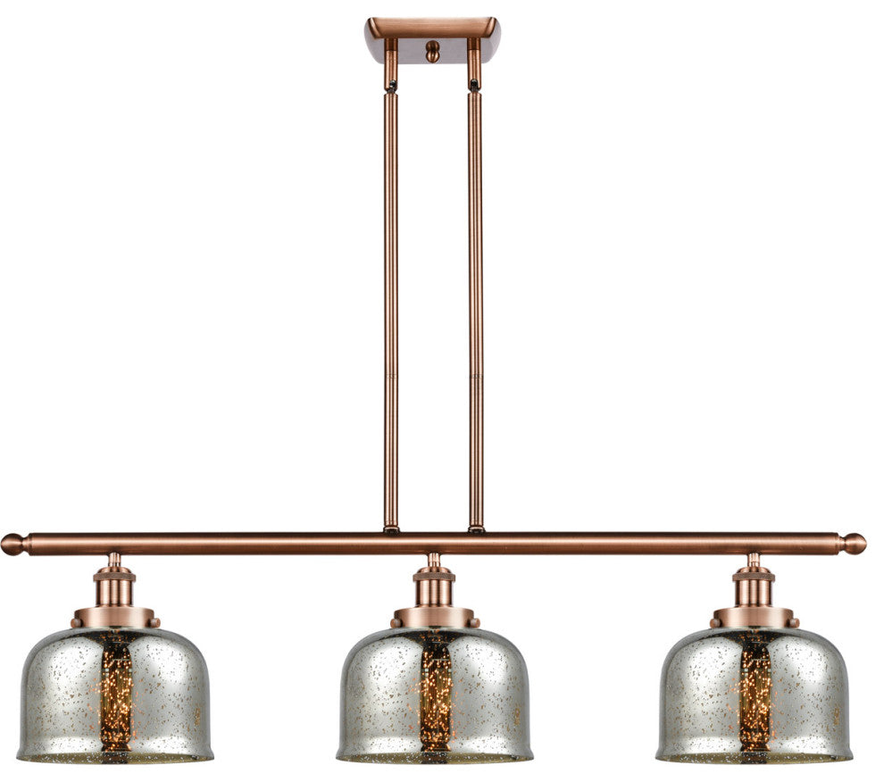 Innovations 916-3I-AC-G78-LED 3-Light Island Light, Antique Copper
