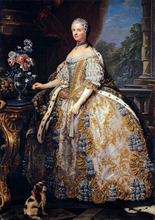 Carle Van Loo Portrait of Marie Leszczynska Queen of France Wall Decal