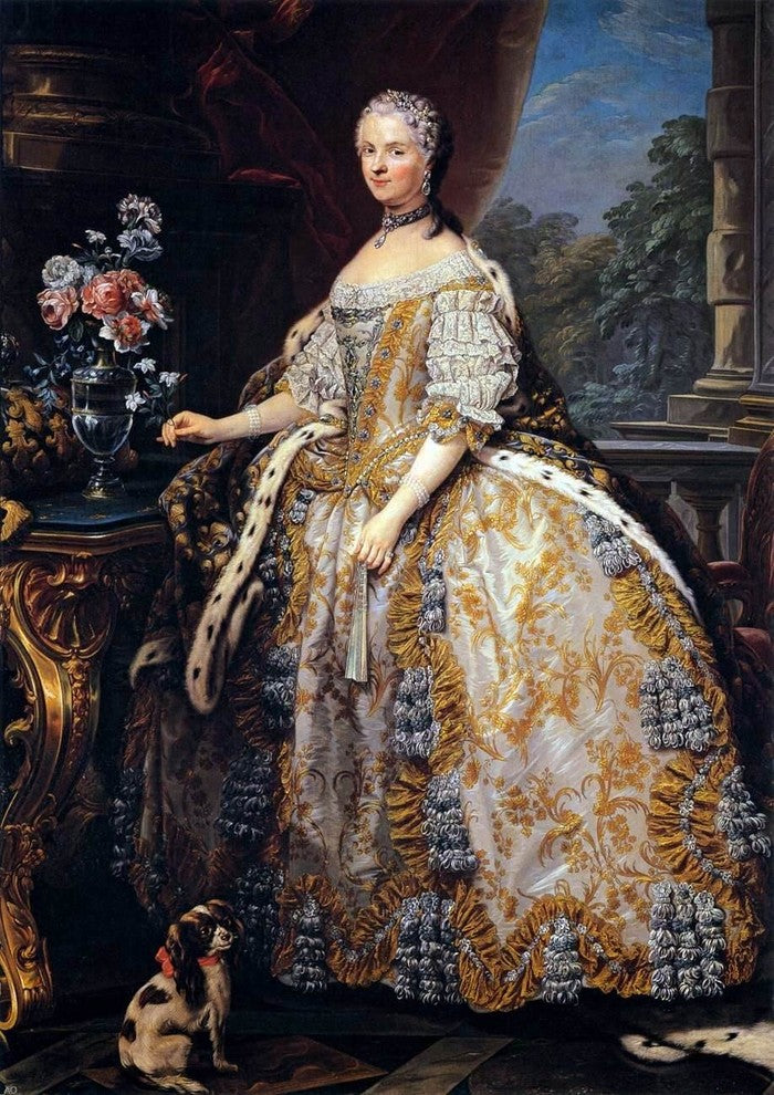 Carle Van Loo Portrait of Marie Leszczynska Queen of France Wall Decal