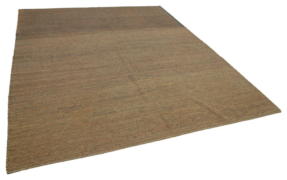 Rug N Carpet - Handmade Oriental 7' 11'' x 9' 7'' Decorative Wool Kilim Rug